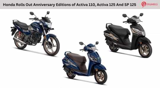 Honda Rolls Out Anniversary Editions of Activa 110, Activa 125 And SP 125
