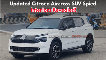 Updated Citroen Aircross SUV Spied; Interiors Revealed: Check Details