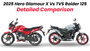 2025 Hero Glamour X Vs TVS Raider 125: Detailed Comparison