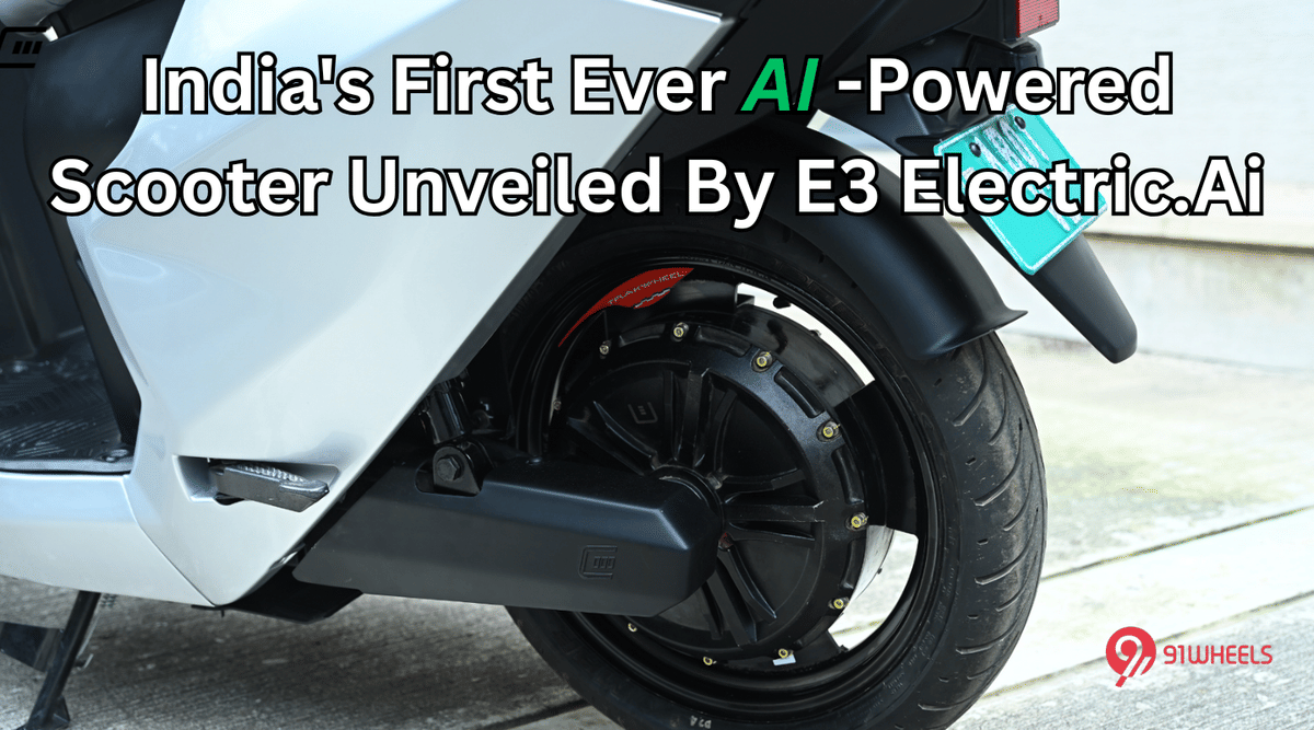 India's First Ever AI-Powered Scooter Unveiled By E3 Electric.Ai India's First Ever AI-Powered Scooter Unveiled By E3 Electric.Ai