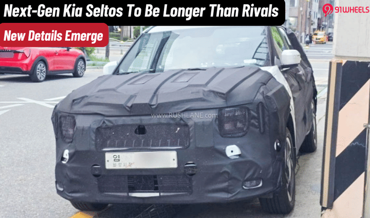 New Gen Kia Seltos To Be Longer Than Any Rival; More Details Emerge
