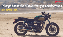 Triumph Bonneville 400 In Consideration; Lower CC Bonnie Finally?
