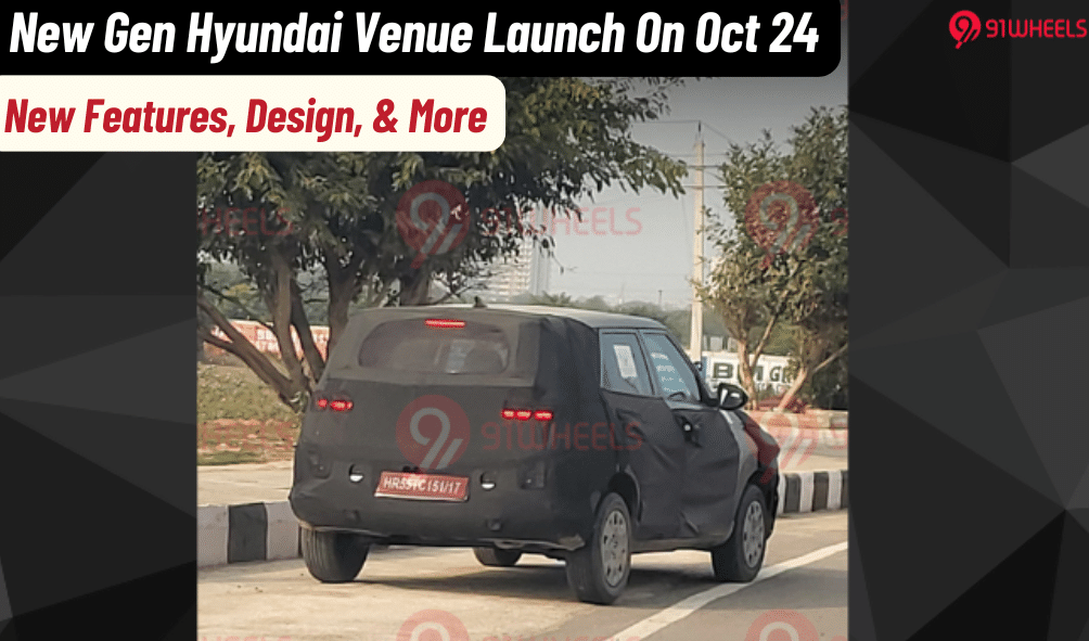 Next Gen Hyundai Venue Launch On This Date- New Design & More