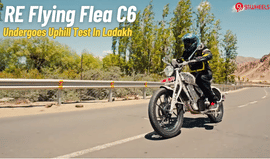 Royal Enfield's Flying Flea C6 Electric Bike Uphill Test In Ladakh- Video Out!