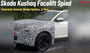 Skoda Kushaq Facelift Spied Testing: Panoramic Sunroof & More