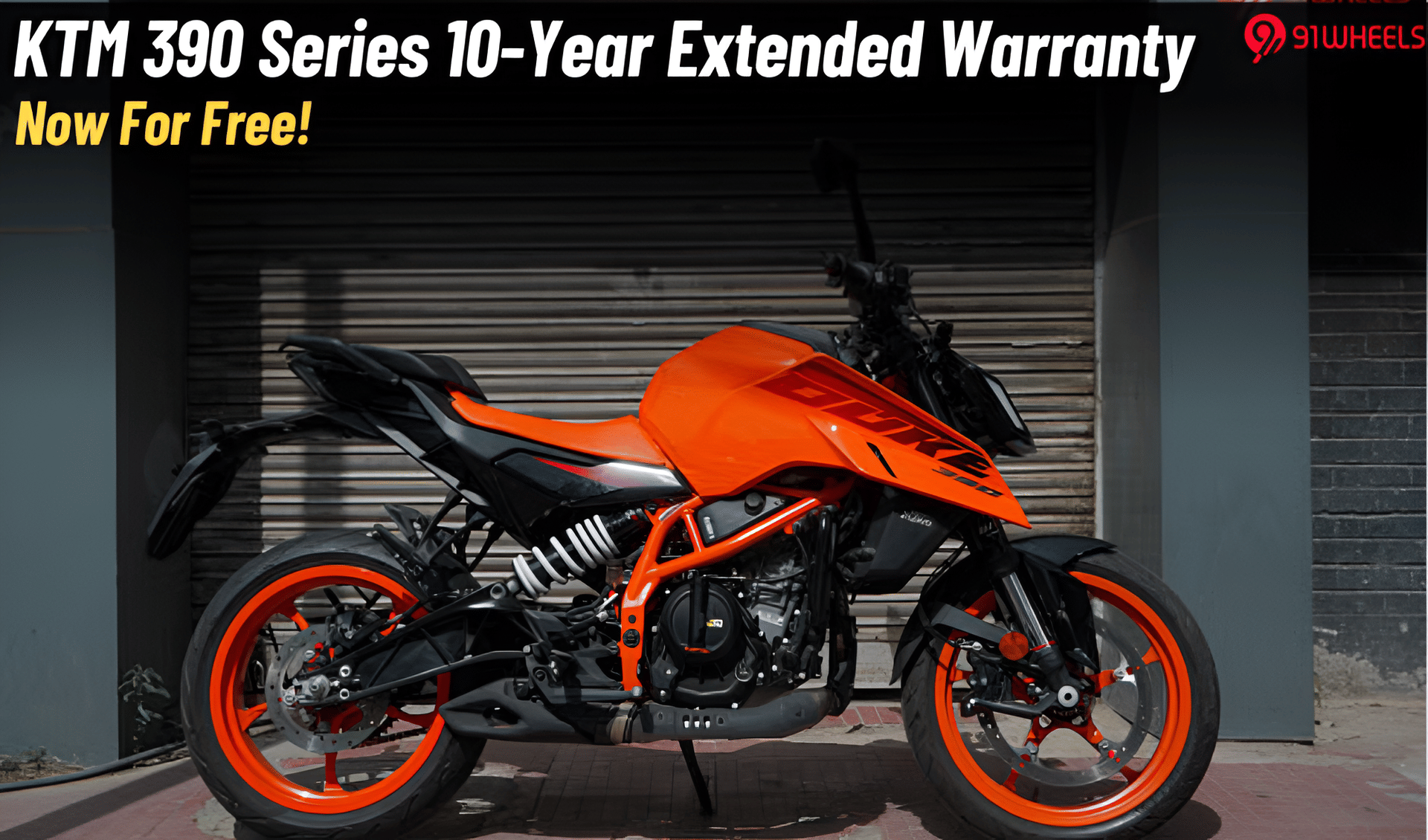 KTM 390 Series Now Gets Free Extended 10-Year Warranty, But....