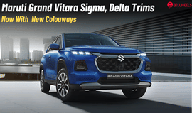 Maruti Grand Vitara Sigma, Delta Variants Get New Colour Options