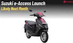Suzuki e-Access Launch Likely Next Month- Activa Electric Rival Suzuki e-Access Launch Likely Next Month- Activa Electric Rival