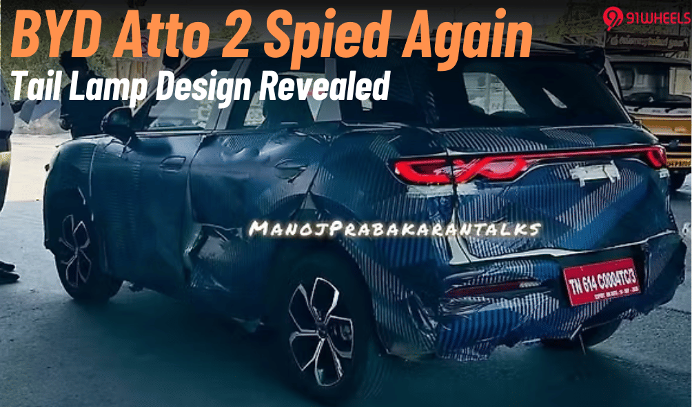 BYD Atto 2 Spied On Test Again: Infinity-Style Tail Lamps & More BYD Atto 2 Spied On Test Again: Infinity-Style Tail Lamps & More