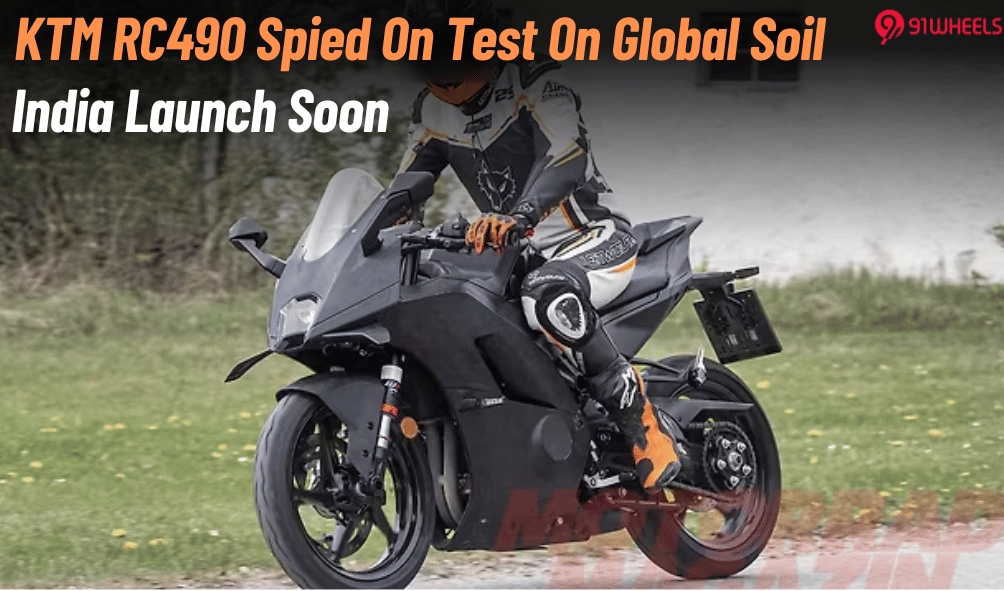KTM RC490 Spied Testing Globally; India Launch Next Year! KTM RC490 Spied Testing Globally; India Launch Next Year!