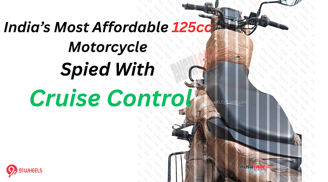India's Most Affordable 125cc Motorcycle Spied With Cruise Control