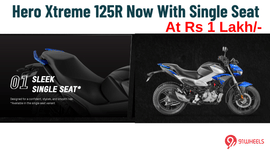 Hero Xtreme 125R With Single Seat Launched At Rs 1 Lakh