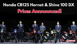 Honda Shine 100 and CB125 Hornet Launched; Bookings Open Now! Deets Inside