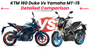 KTM 160 Duke Vs Yamaha MT-15: Detailed Comparison