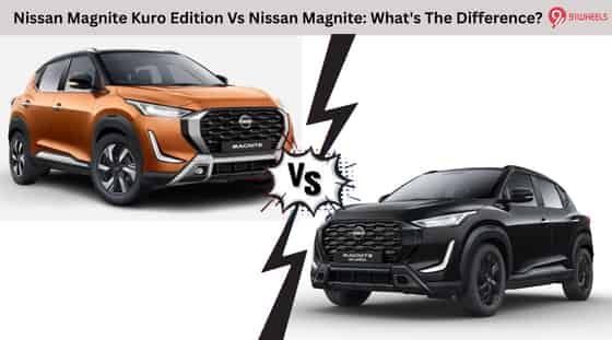 Nissan Magnite Kuro Edition Vs Nissan Magnite: What's The Difference?
