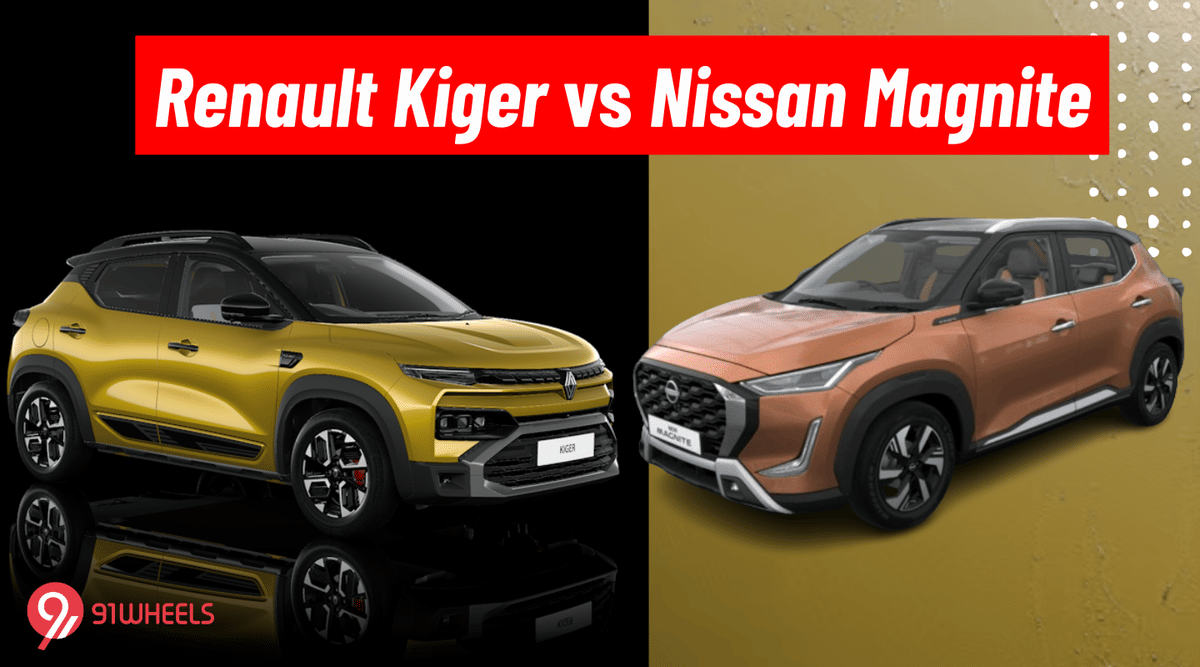 Renault Kiger vs Nissan Magnite - Same But Different! Renault Kiger vs Nissan Magnite - Same But Different!