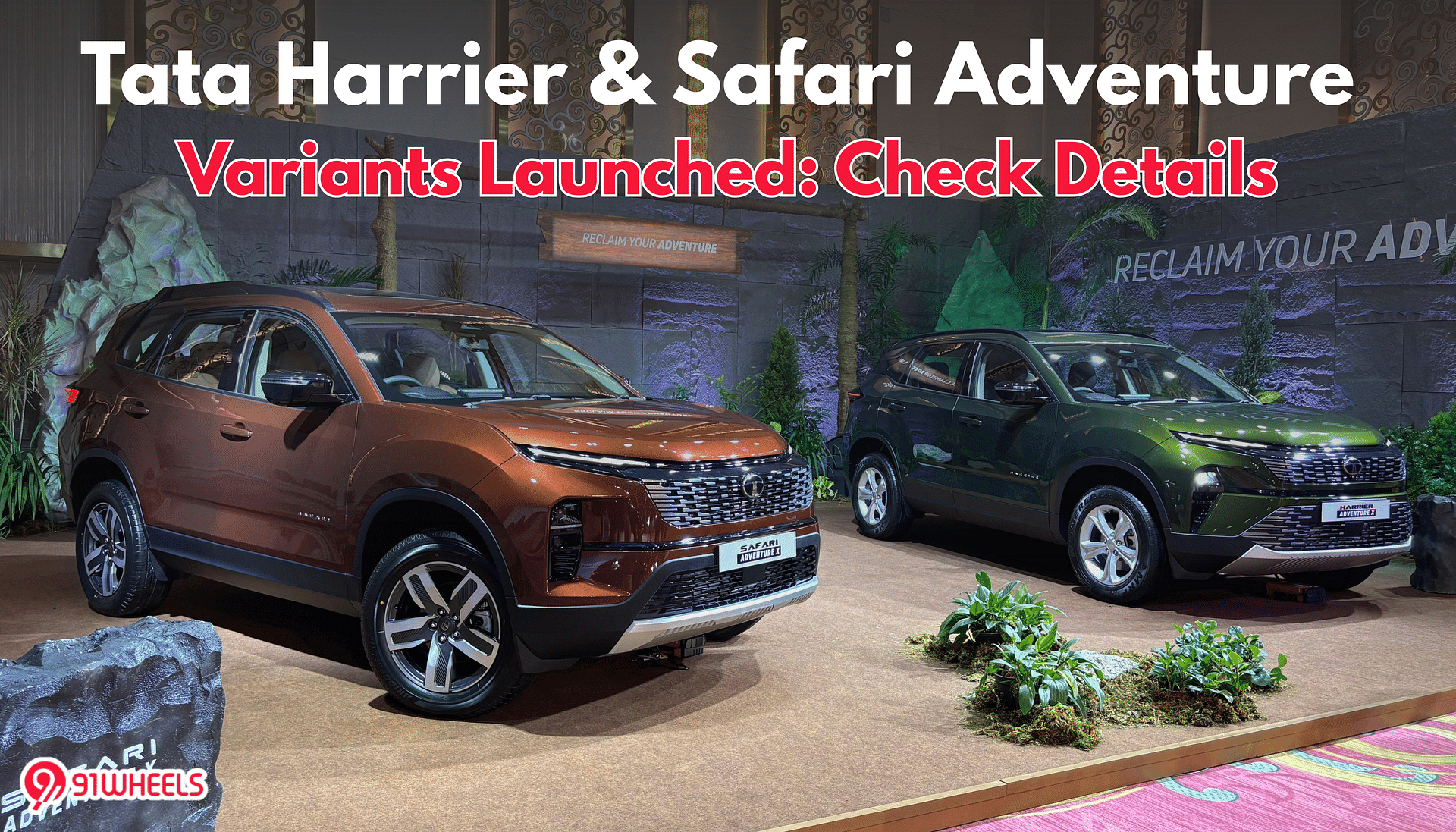 Tata Harrier & Safari Adventure Variants Launched - Starts At Rs 18.99 Lakh (Ex-sh) Tata Harrier & Safari Adventure Variants Launched - Starts At Rs 18.99 Lakh (Ex-sh)
