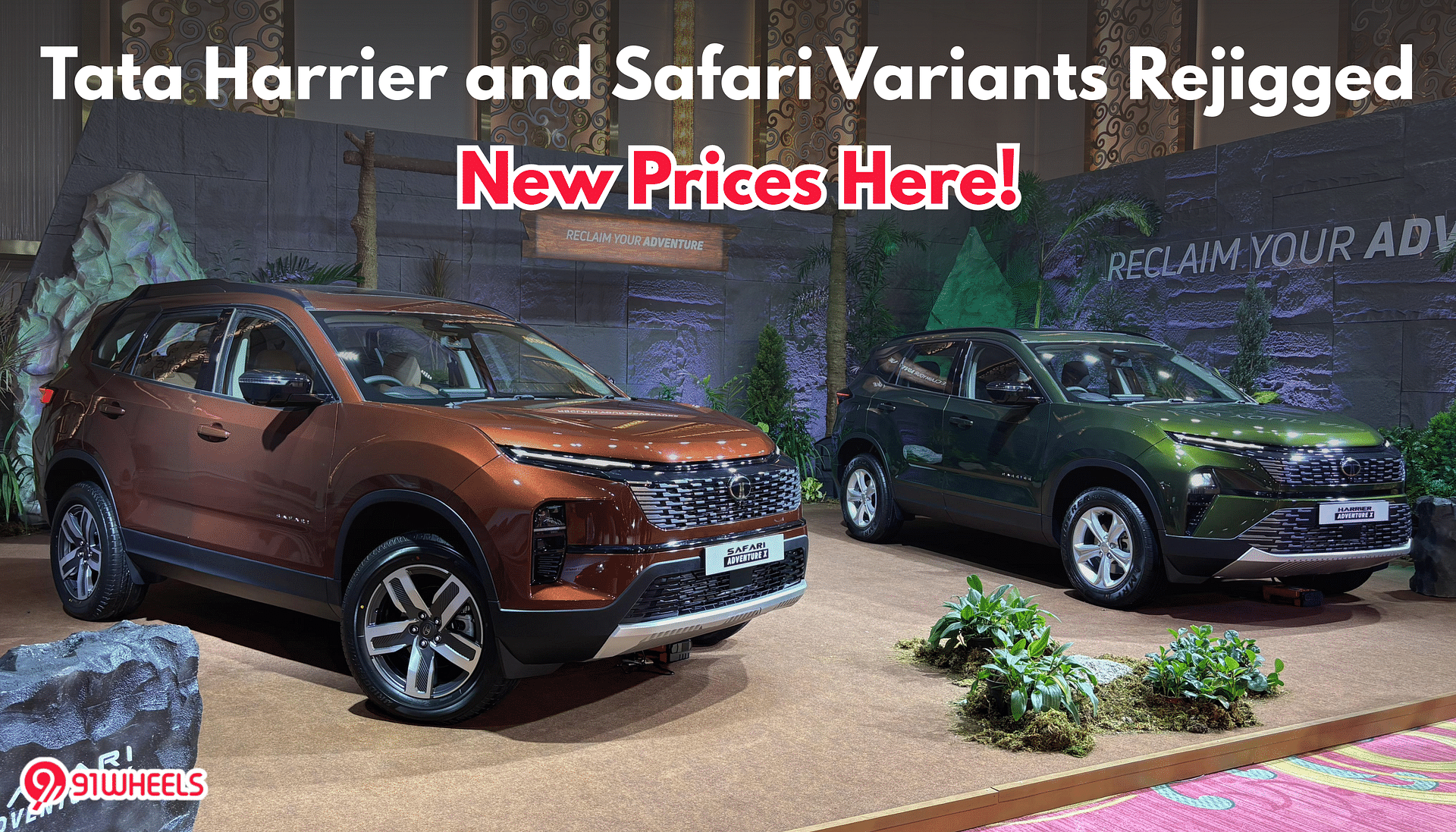 Tata Harrier and Safari Variants Rejigged; New Prices Here! Tata Harrier and Safari Variants Rejigged; New Prices Here!