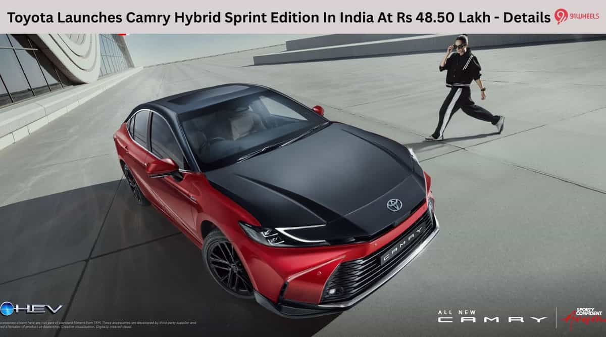 Toyota Launches Camry Hybrid Sprint Edition In India At Rs 48.50 Lakh - Details Toyota Launches Camry Hybrid Sprint Edition In India At Rs 48.50 Lakh - Details