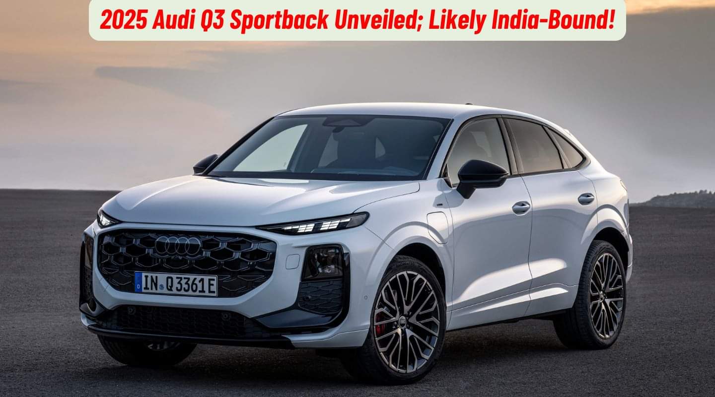 2025 Audi Q3 Sportback Unveiled; Possibly India-Bound!