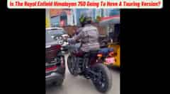 Is The Royal Enfield Himalayan 750 Going To Have A Touring Version?