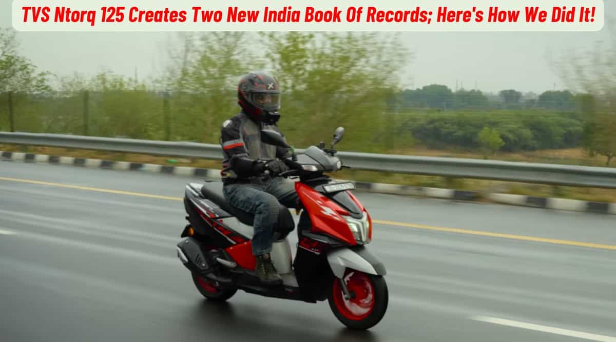 TVS Ntorq 125 Creates Two New India Book Of Records; Here's How We Did It! TVS Ntorq 125 Creates Two New India Book Of Records; Here's How We Did It!