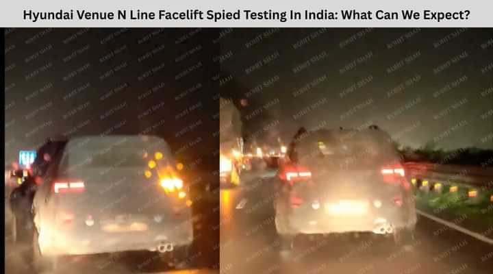 Hyundai Venue N Line Facelift Spied Testing In India: What Can We Expect?