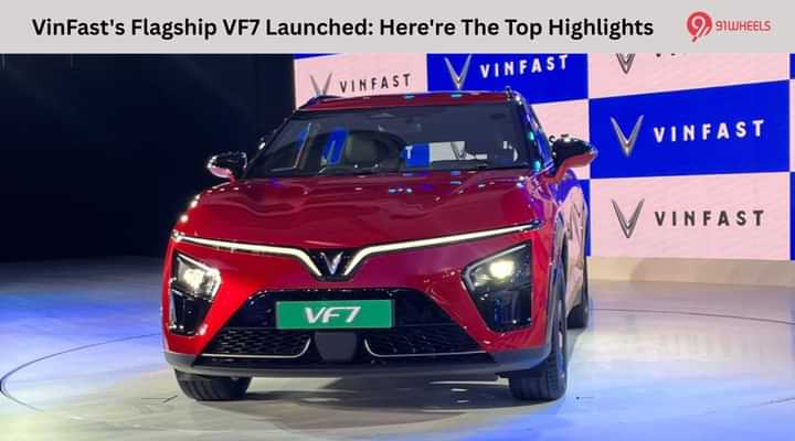 VinFast's Flagship VF7 Launched: Here're The Top Highlights