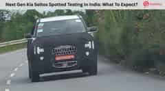 Next Gen Kia Seltos Spotted Testing In India: What To Expect?