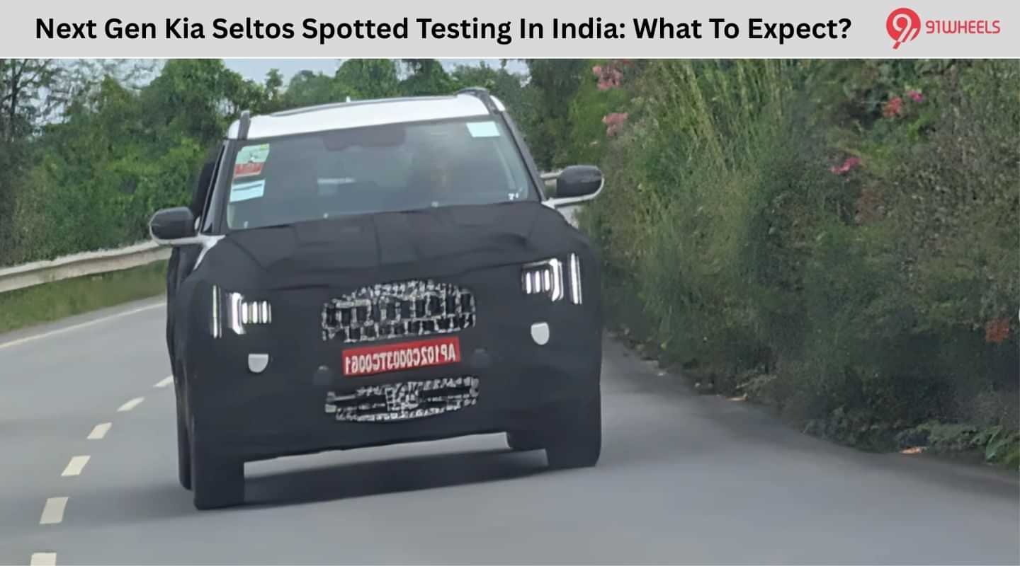 Next Gen Kia Seltos Spotted Testing In India: What To Expect?
