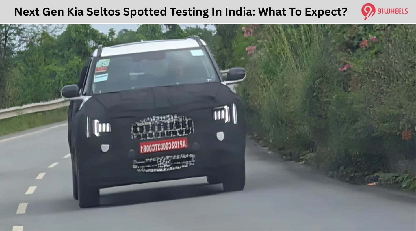 Next Gen Kia Seltos Spotted Testing In India: What To Expect?