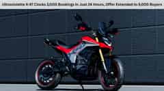 Ultraviolette X-47 Clocks 3,000 Bookings in Just 24 Hours, Offer Extended to 5,000 Buyers