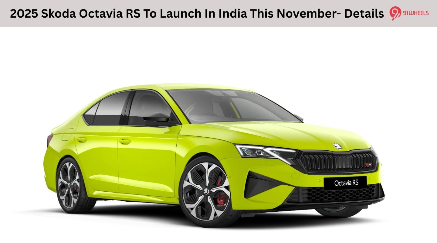 2025 Skoda Octavia RS To Launch In India This November- Details