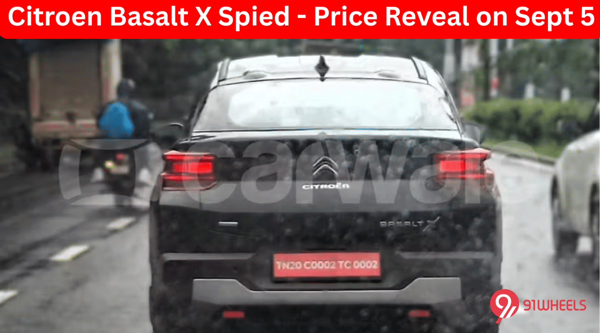 Citroen Basalt X Spied - Price Reveal on September 5 Citroen Basalt X Spied - Price Reveal on September 5