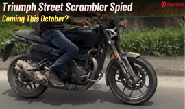 New Triumph Street Scrambler Spied On Test: Could Be Called Tracker!