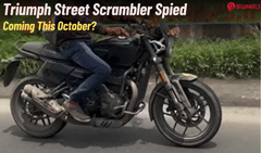 New Triumph Street Scrambler Spied On Test: Could Be Called Tracker! New Triumph Street Scrambler Spied On Test: Could Be Called Tracker!