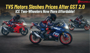 TVS Bikes & Scooters To Get Cheaper As Brand Passes On GST 2.0 Benefits To Buyers!