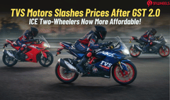 TVS Bikes & Scooters To Get Cheaper As Brand Passes On GST 2.0 Benefits To Buyers! TVS Bikes & Scooters To Get Cheaper As Brand Passes On GST 2.0 Benefits To Buyers!