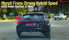 Maruti Fronx Strong Hybrid Spotted: India's Next Most Fuel-Efficient Car?