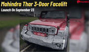 BREAKING: 2025 Mahindra Thar Facelift Coming On September 23