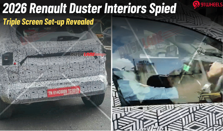 2026 Renault Duster Interior Spied; Triple Screen Dash, & More 2026 Renault Duster Interior Spied; Triple Screen Dash, & More
