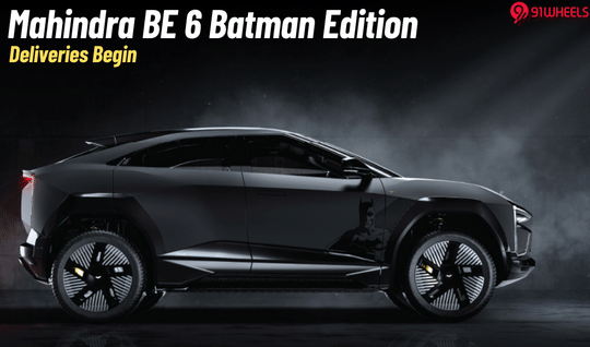 Mahindra BE 6 Batman Edition Deliveries Now Underway