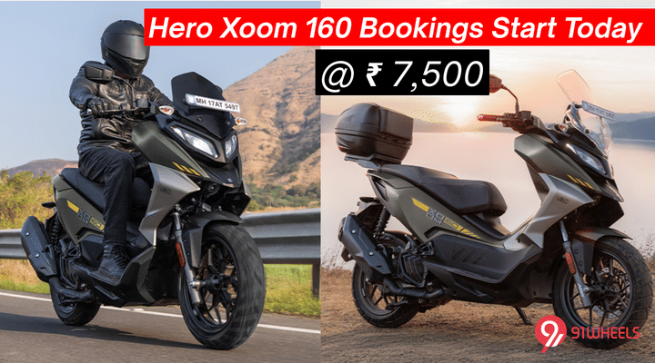 Hero Xoom 160 Bookings Open - Deliveries Start This Month Too Hero Xoom 160 Bookings Open - Deliveries Start This Month Too