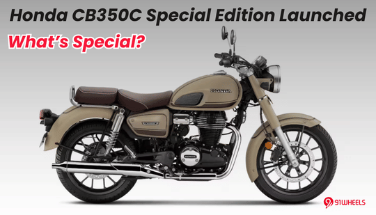 Honda CB350C Special Edition Launched At Rs. 2.02 Lakh (Ex-sh): What Makes It Special?