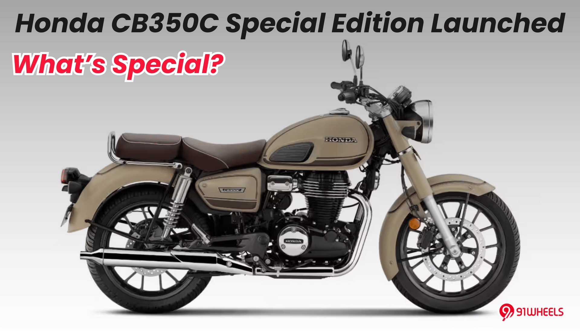 Honda CB350C Special Edition Launched At Rs. 2.02 Lakh (Ex-sh): What Makes It Special? Honda CB350C Special Edition Launched At Rs. 2.02 Lakh (Ex-sh): What Makes It Special?