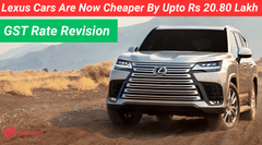 Lexus Cars Are Now Cheaper By Upto Rs 20.80 Lakh - GST Rate Revision