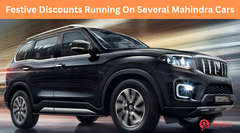 Festive Discounts Running On Several Mahindra Cars - Upto Rs 2.5 Lakh
