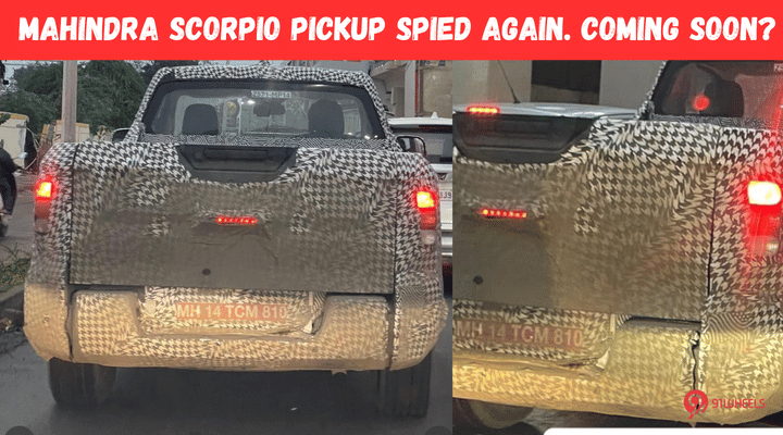 Mahindra Scorpio Pickup Spied Again. Single-Cab - Coming Soon?