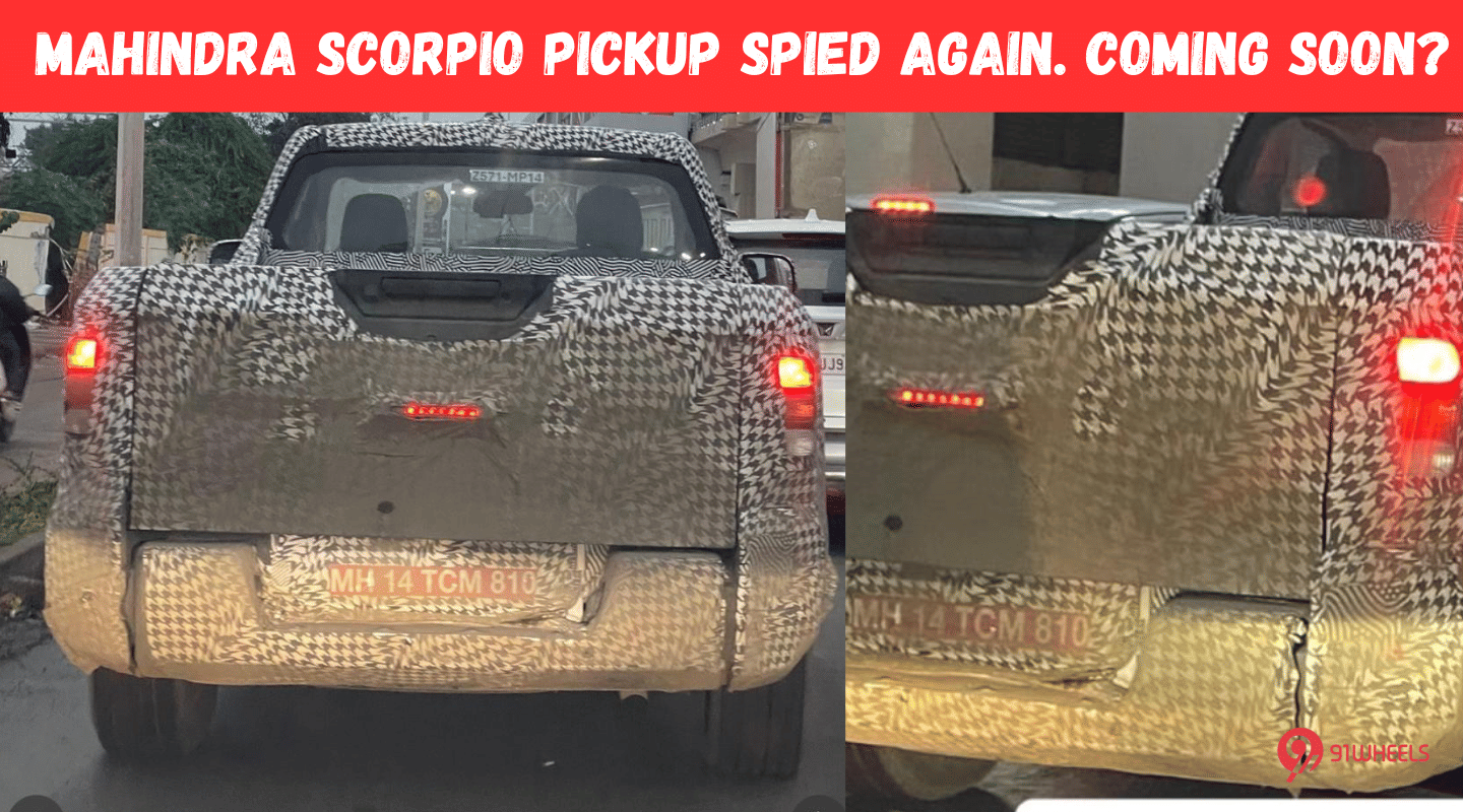 Mahindra Scorpio Pickup Spied Again. Single-Cab - Coming Soon?