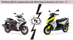 TVS Ntorq 150 Vs Yamaha Aerox 155: Which Sporty Scooter Is For You?